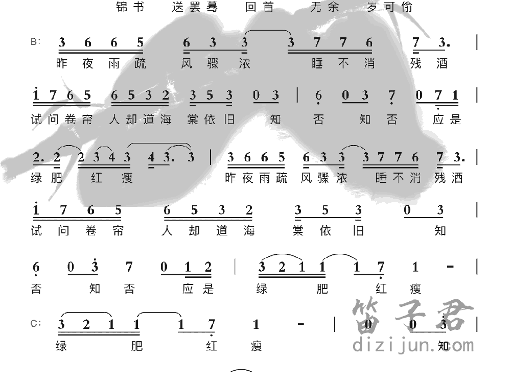 知否知否笛子音乐2