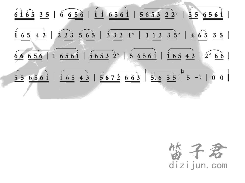 二十四厄解笛子音乐2