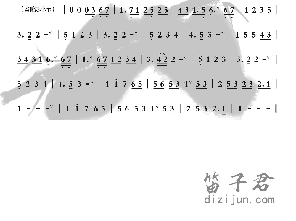 晚霞竹笛乐曲2