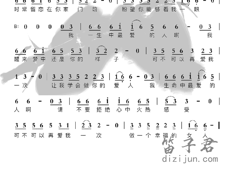 做你的爱人笛子音乐2