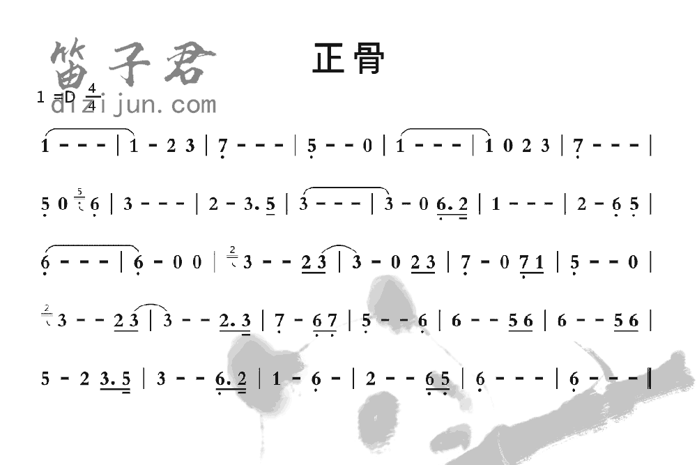 正骨笛子音乐