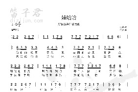 娃哈哈简谱