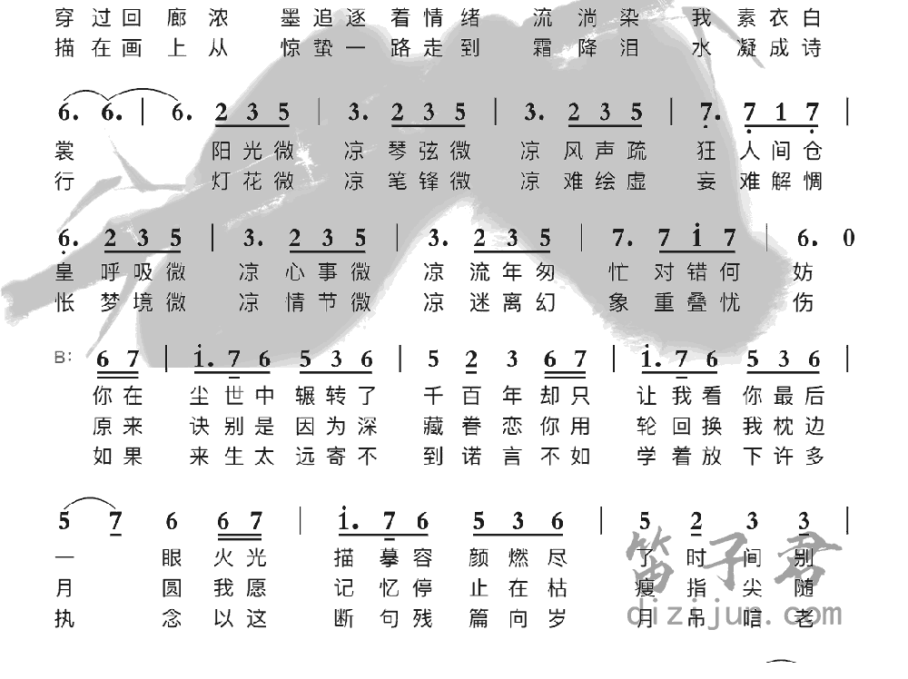 锦鲤抄笛子曲谱2